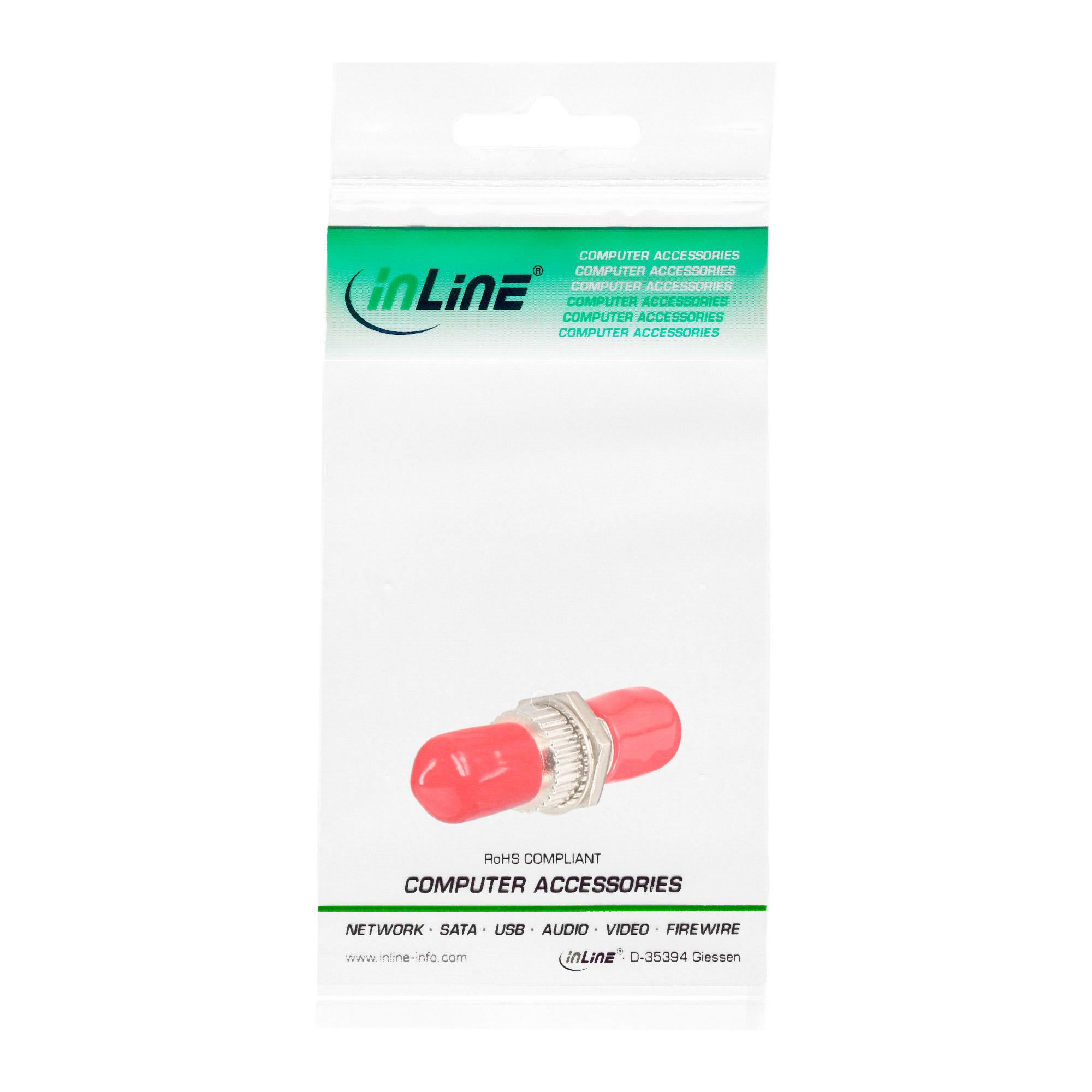 Accoppiatore per fibra ottica - simplex ST-ST - multimodale - manicotto in ceramica