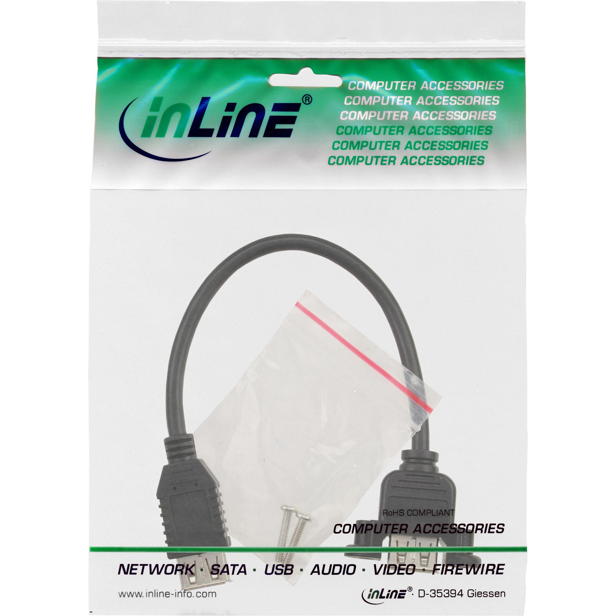 Cavo adattatore USB 2.0 da femmina A a femmina A - 0,2 m