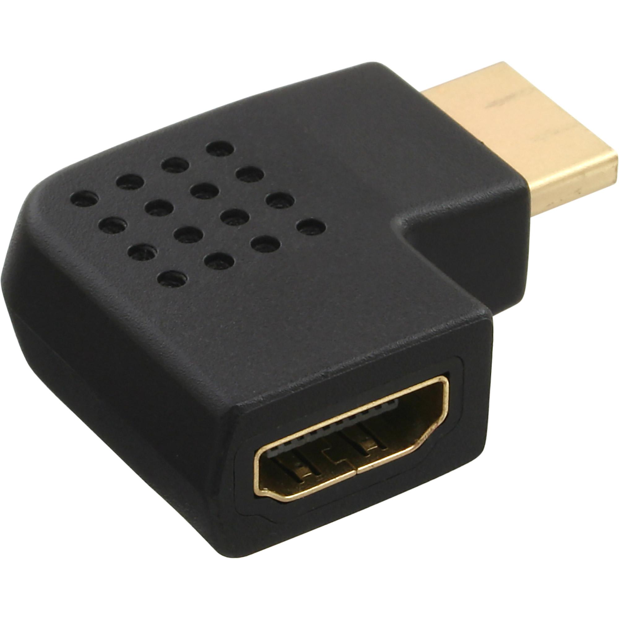 Adattatore HDMI - maschio - femmina - angolato lato sinistro - 4K2K