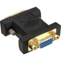 Adattatore DVI-A - spina analogica 12+5 su presa HD a 15 pin VGA - placcato oro
