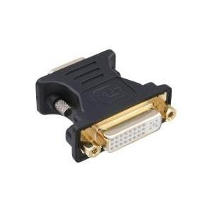 Adattatore DVI-A - presa analogica 24+5 su spina HD a 15 pin VGA - placcato oro