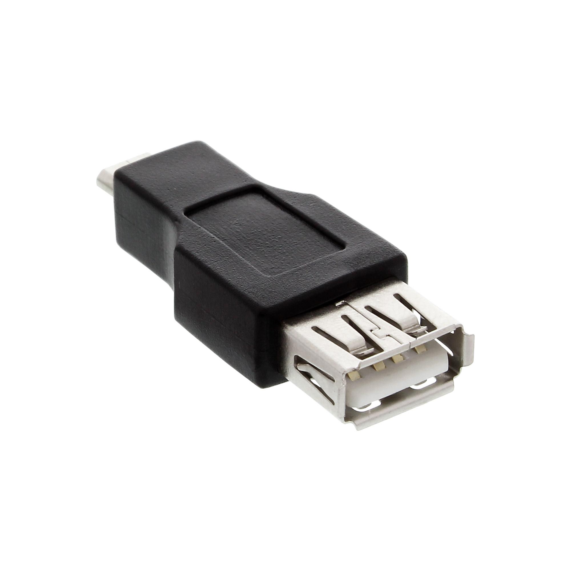 InLine OTG Adattatore Micro USB B maschio / A femmina