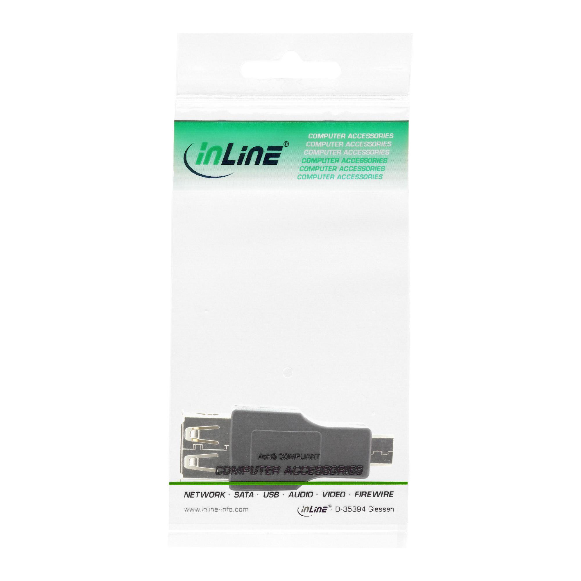 InLine OTG Adattatore Micro USB B maschio / A femmina