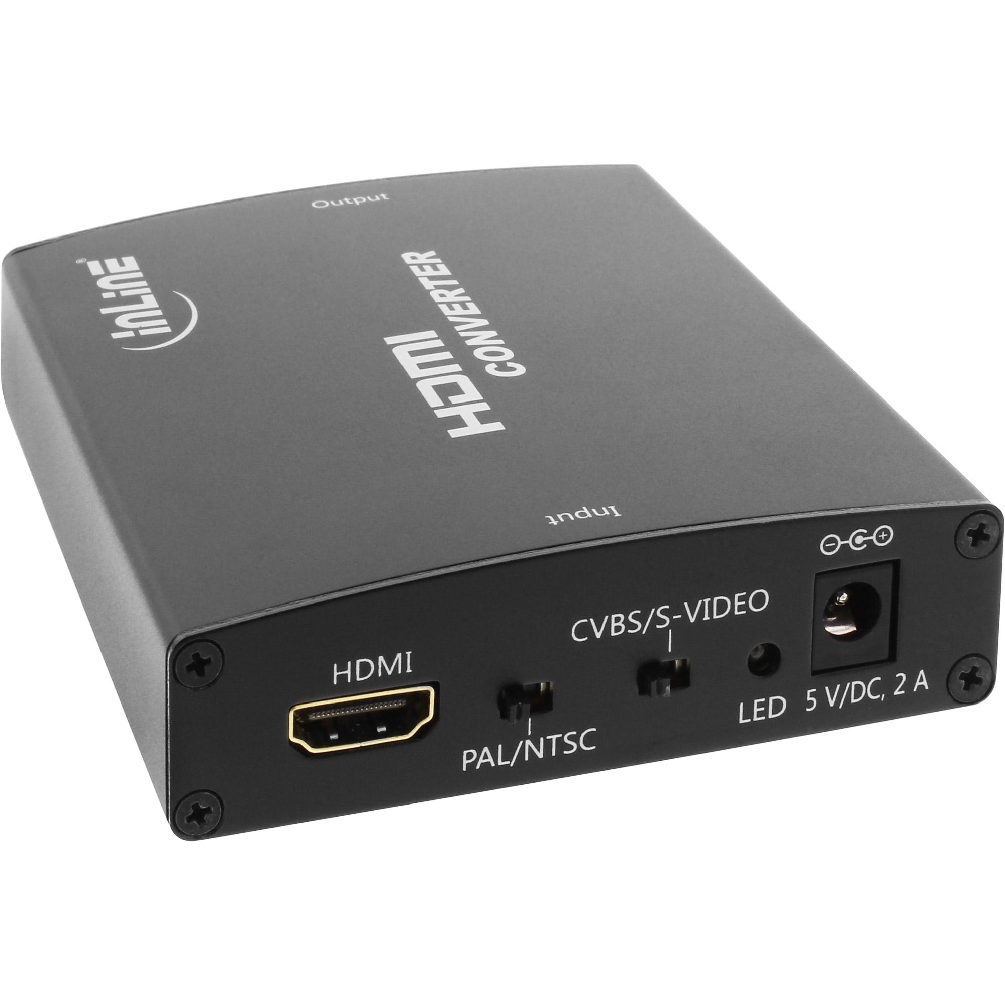 InLine Convertitore HDMI a S-Video e Video Composite con Audio RCA (L/R)