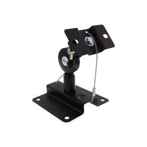 Supporto da parete INLINE - supporto da parete per altoparlanti - portata fino a 15 kg - set da 2 - nero