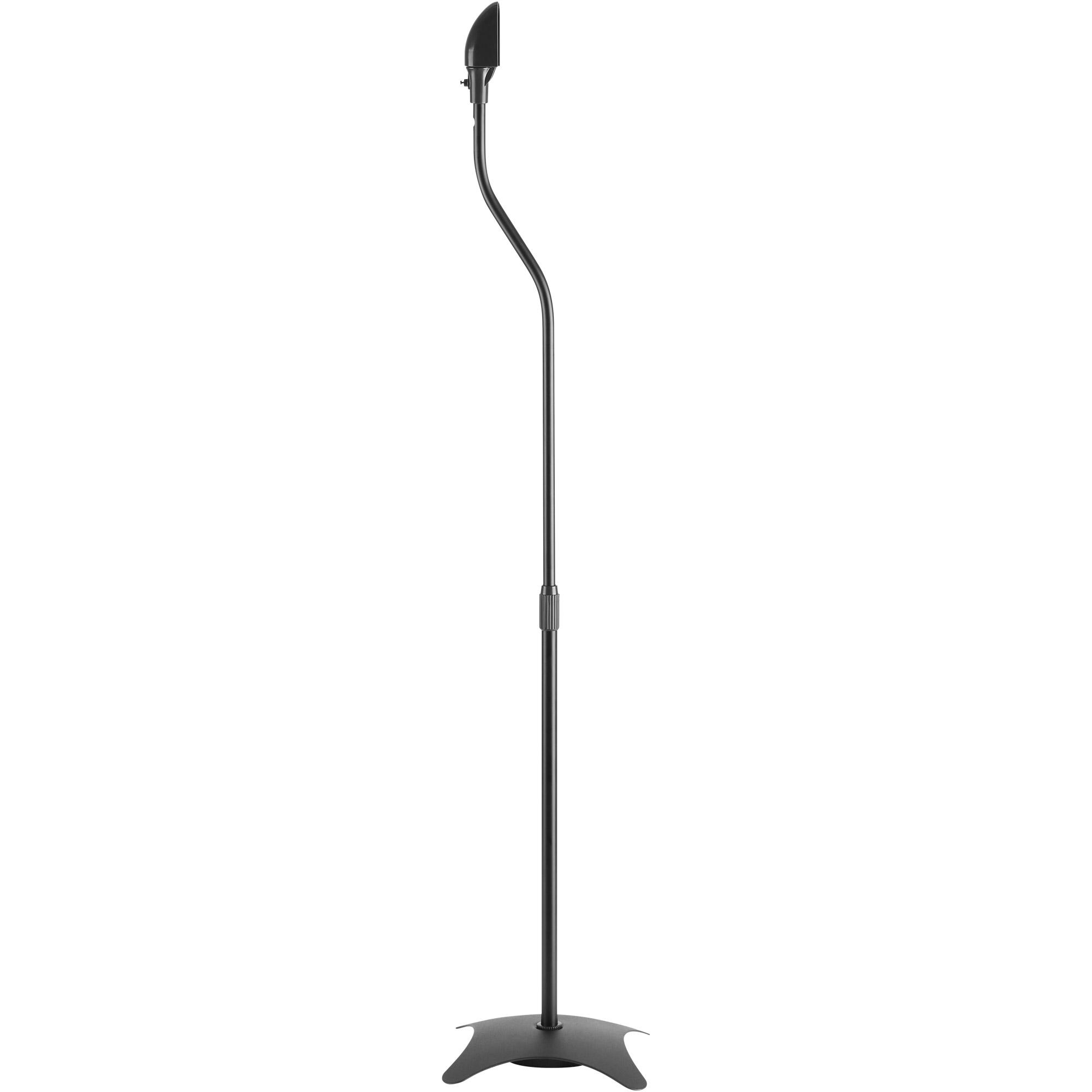 Supporto per stand INLINE - altoparlante - telescopico - 68-110 cm - set da 2 - nero - carico fino a 45 kg