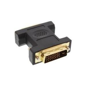 Adattatore DVI-D - Presa digitale 24+5 su spina DVI-D 24+1 - contatti dorati