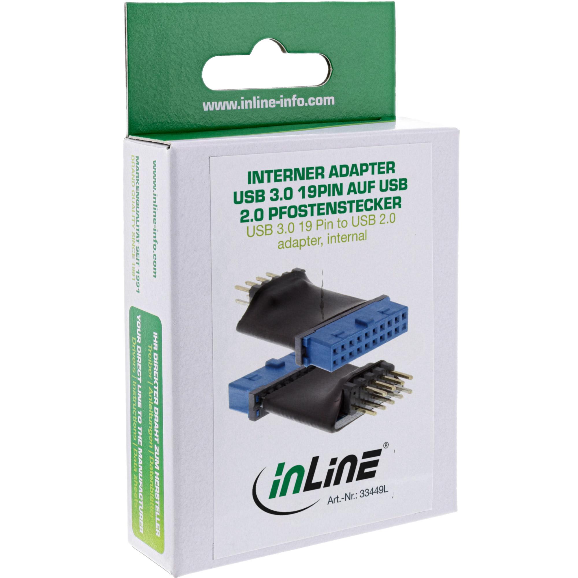 Adattatore da USB 3.1 Gen.1 a USB 2.0 interno