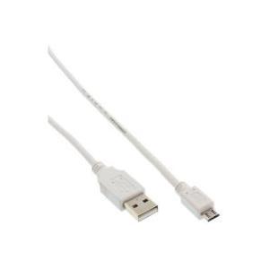 Cavo Micro-USB 2.0 - Da spina USB-A a spina Micro-B - bianco - 5 m