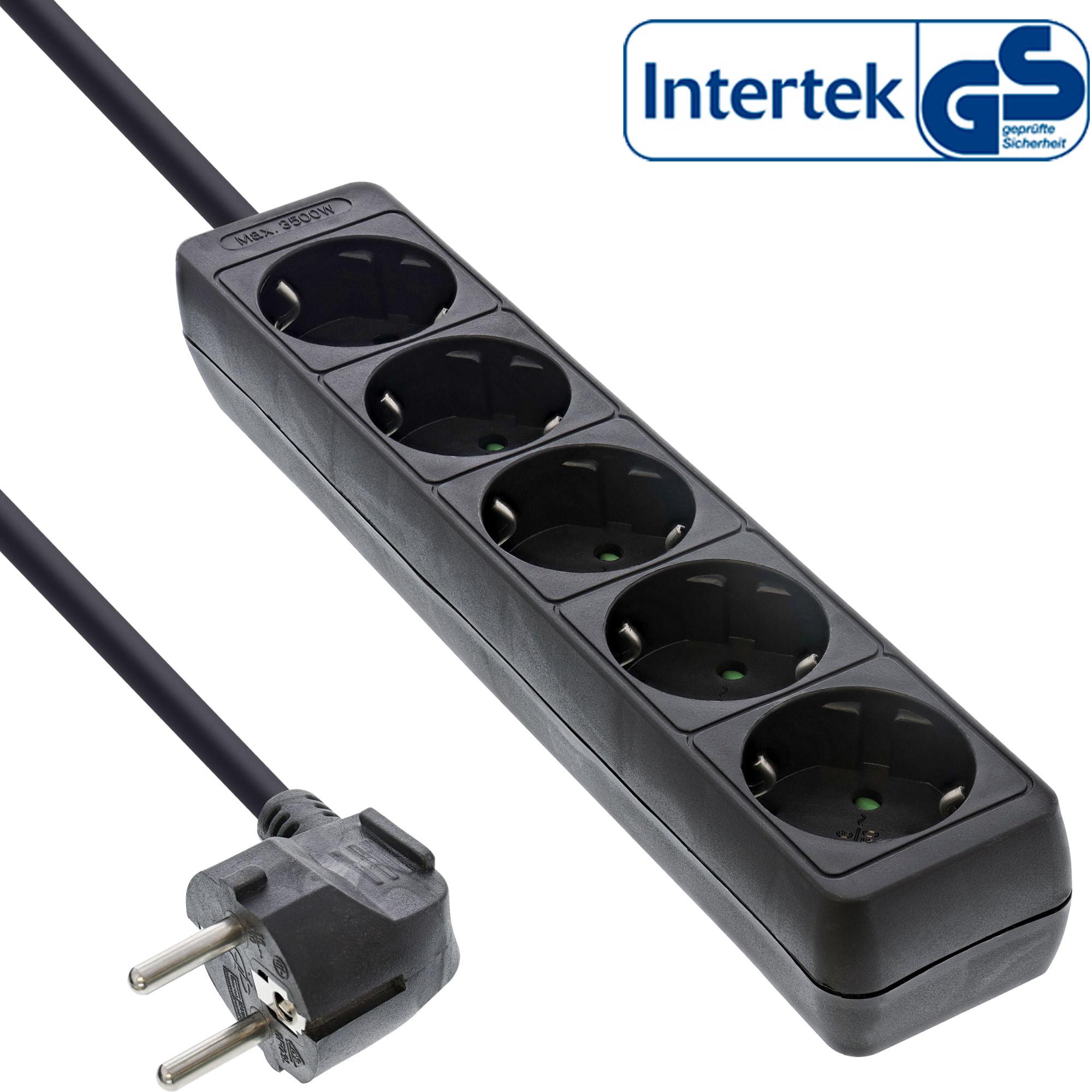InLine Multipresa 5x Shucko...