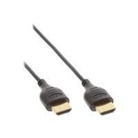 Cavo HDMI Superslim da A ad A - HS con Eth. - Premium - nero - oro - 0 -5 m