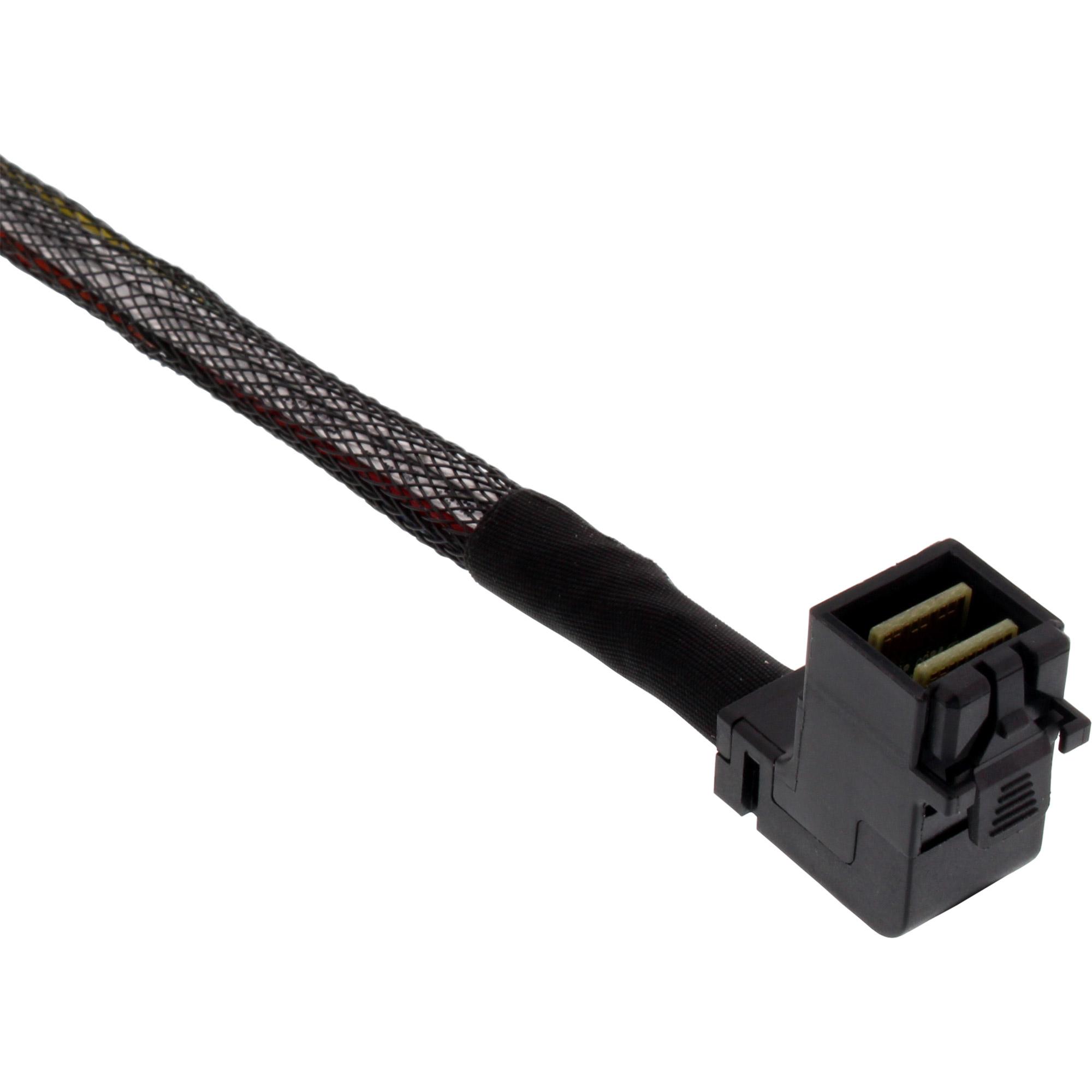 Cavo Mini SAS HD - SFF-8643 angolato a 4x SFF-8482 + alimentazione - 0,5 m
