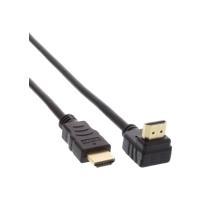 Cavo HDMI HS - angolato - con connettore Eth. - ST - ST - zincato cont. - nero - 1 -5 m