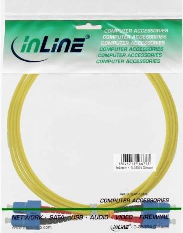 Cavo duplex in fibra ottica - SC-SC - 9-125 - OS2 - 1m