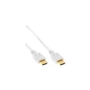 Cavo HDMI High Speed â€‹â€‹con cavo Eth. - Premium - ST - ST - bianco - oro - 1m