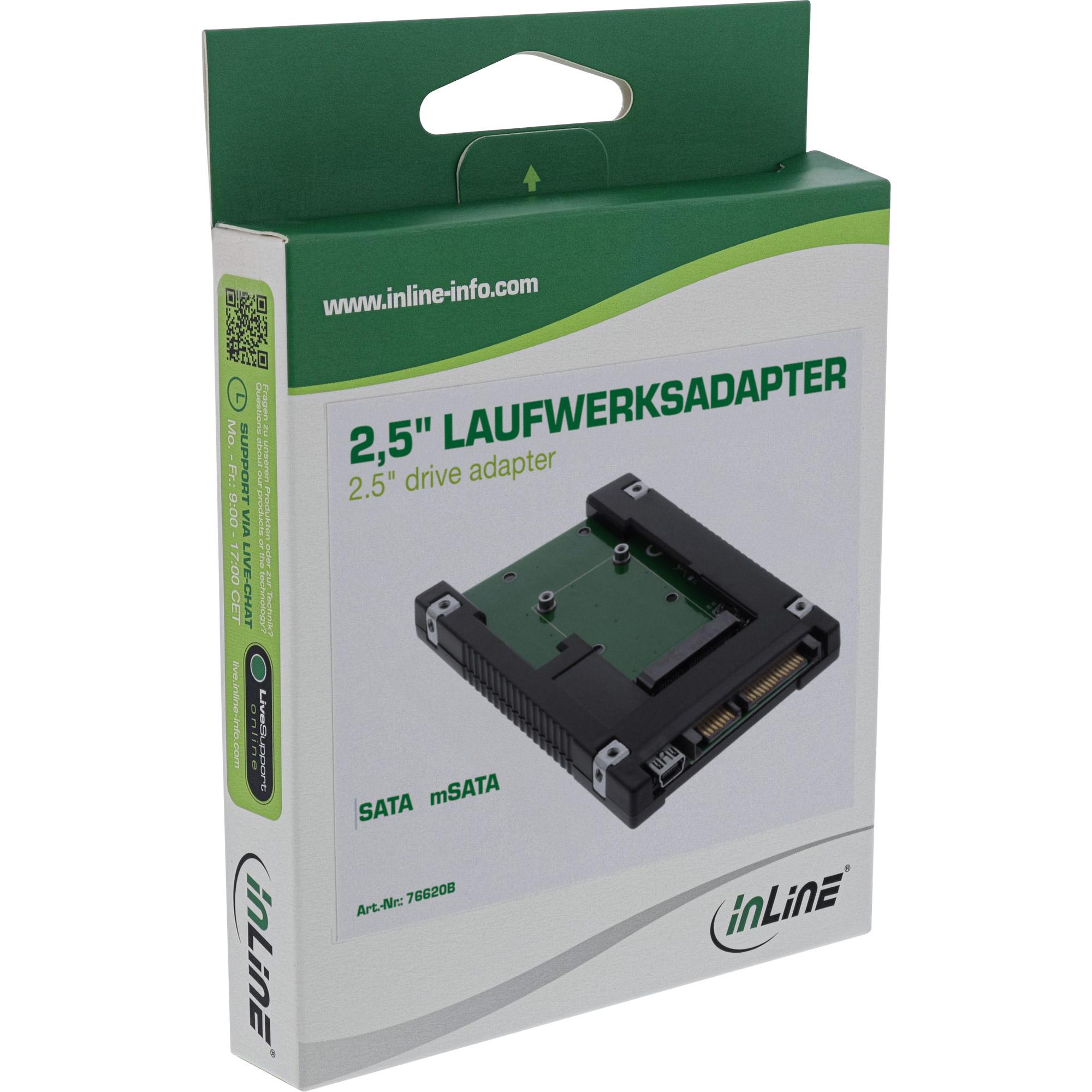 Adattatore per unitÃ  da 2,5 pollici: SSD da SATA a mSATA