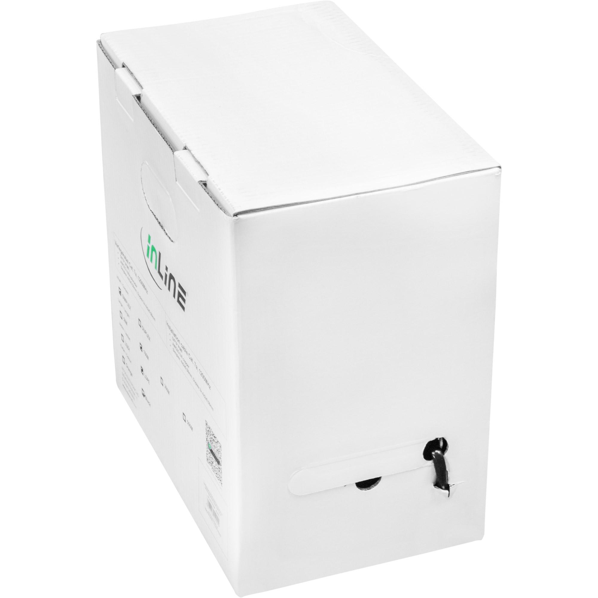 Cabina esterna. Cat.7a - S-FTP PiMF 4x2x0 -58 AWG23 - PE-Man. nero -100m