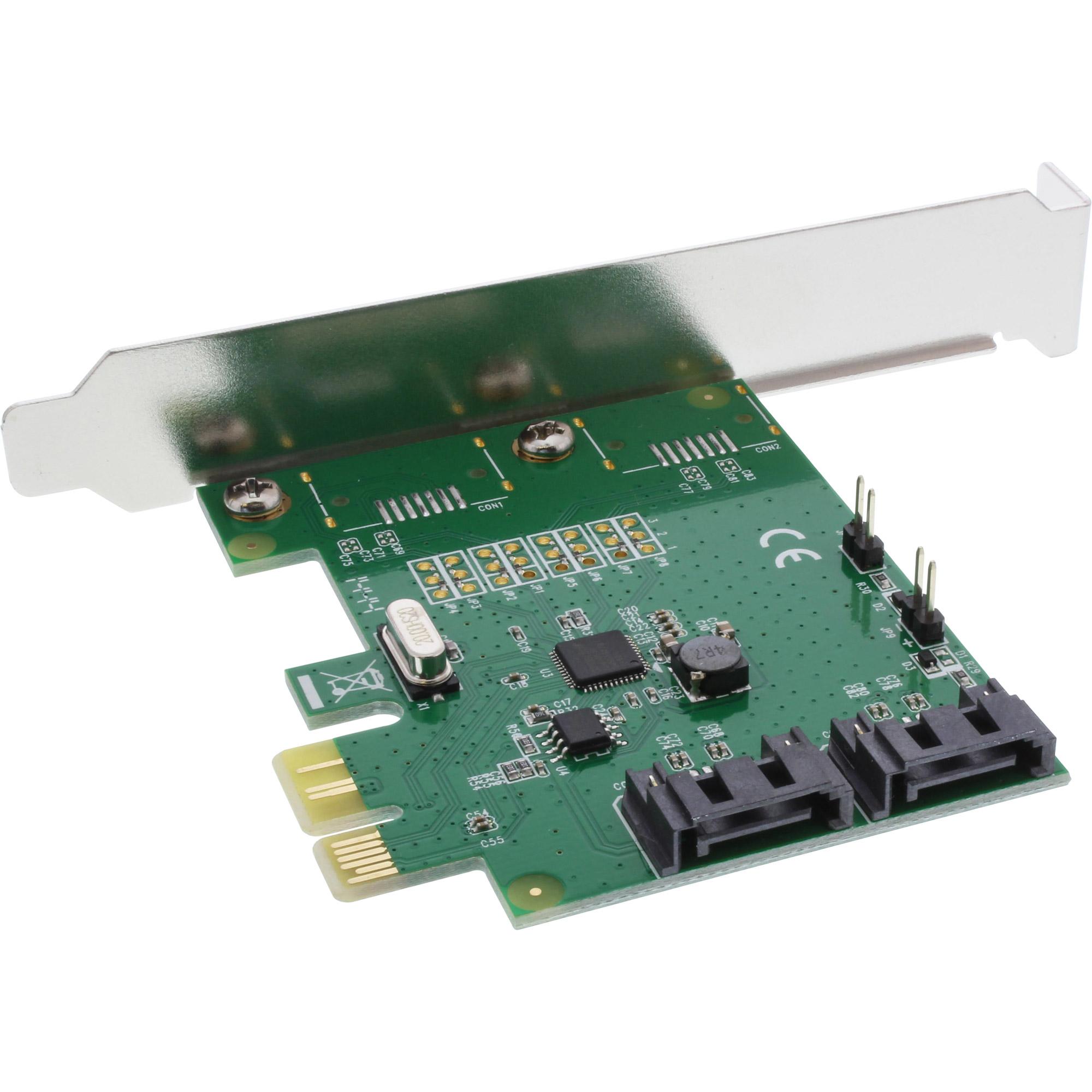 Scheda di interfaccia - SATA 6Gb-s a 2 porte - x1 PCIe 2.0 - RAID 0-1-SPAN
