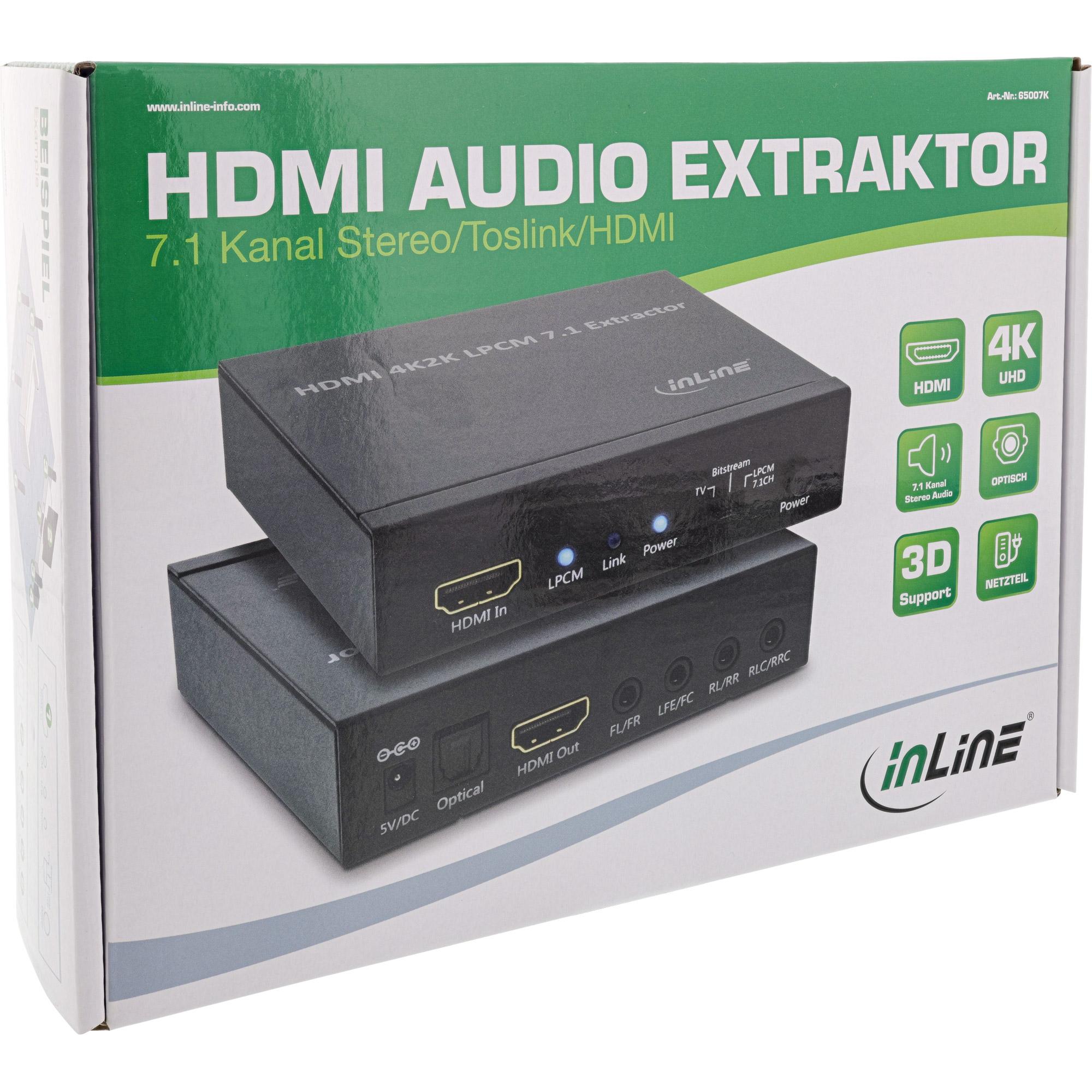 Estrattore-isolatore di segnale audio HDMI - Ingresso HDMI 4K2K