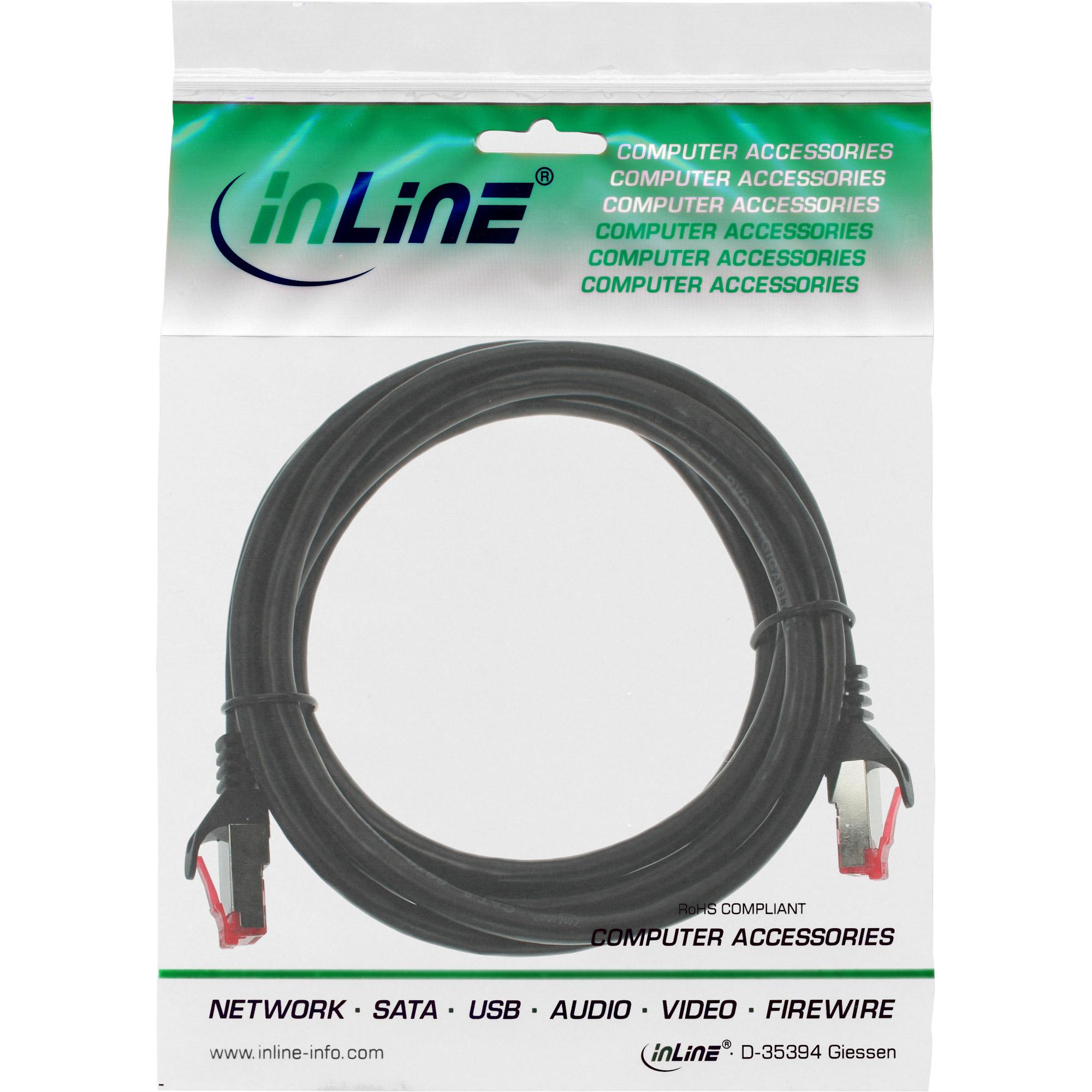 Cavo patch - S-FTP PiMf - Cat.6 - 250MHz - PVC - CCA - nero - 2m