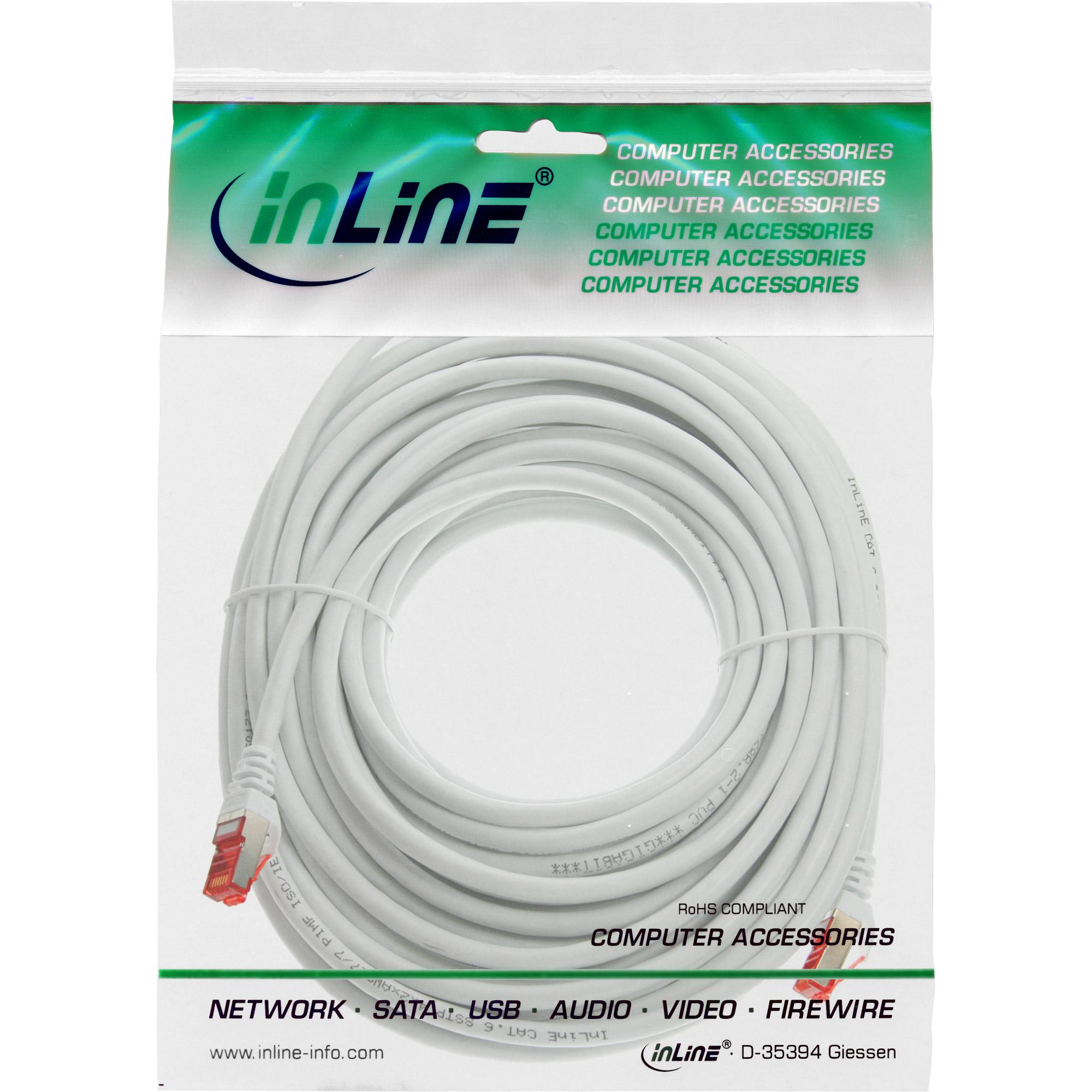 Cavo patch - S-FTP PiMf - Cat.6 - 250MHz - PVC - CCA - bianco - 5m