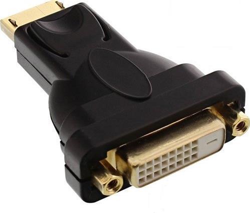 Adattatore DisplayPort - DisplayPort maschio a DVI-D 24+1 femmina - nero