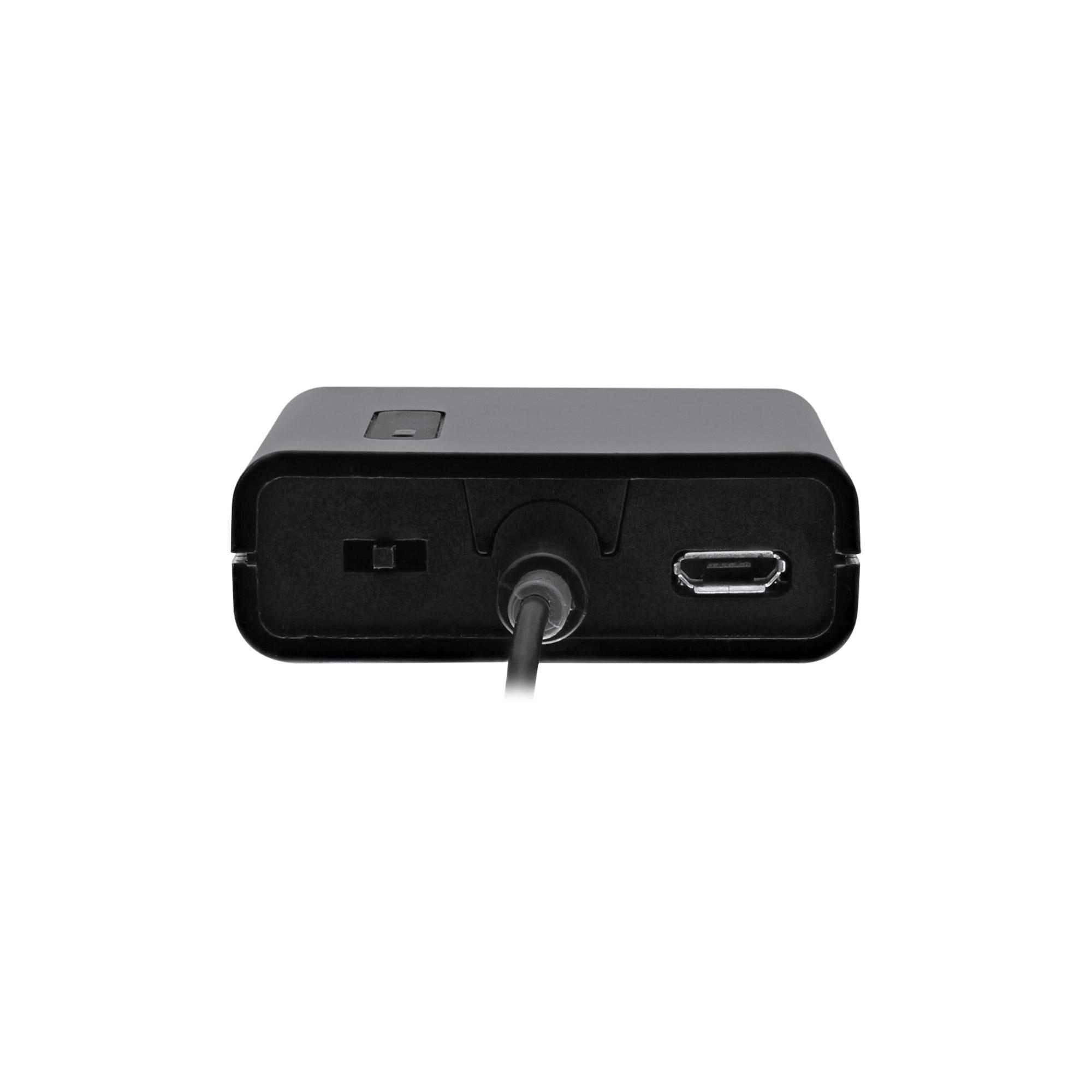 Amplificatore per cuffie stereo portatile - con potenziamento dei bassi - jack da 3,5 mm - 1x IN