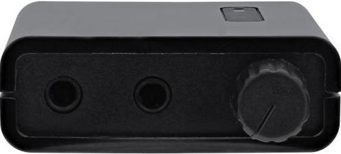 Amplificatore per cuffie stereo portatile - con potenziamento dei bassi - jack da 3,5 mm - 1x IN