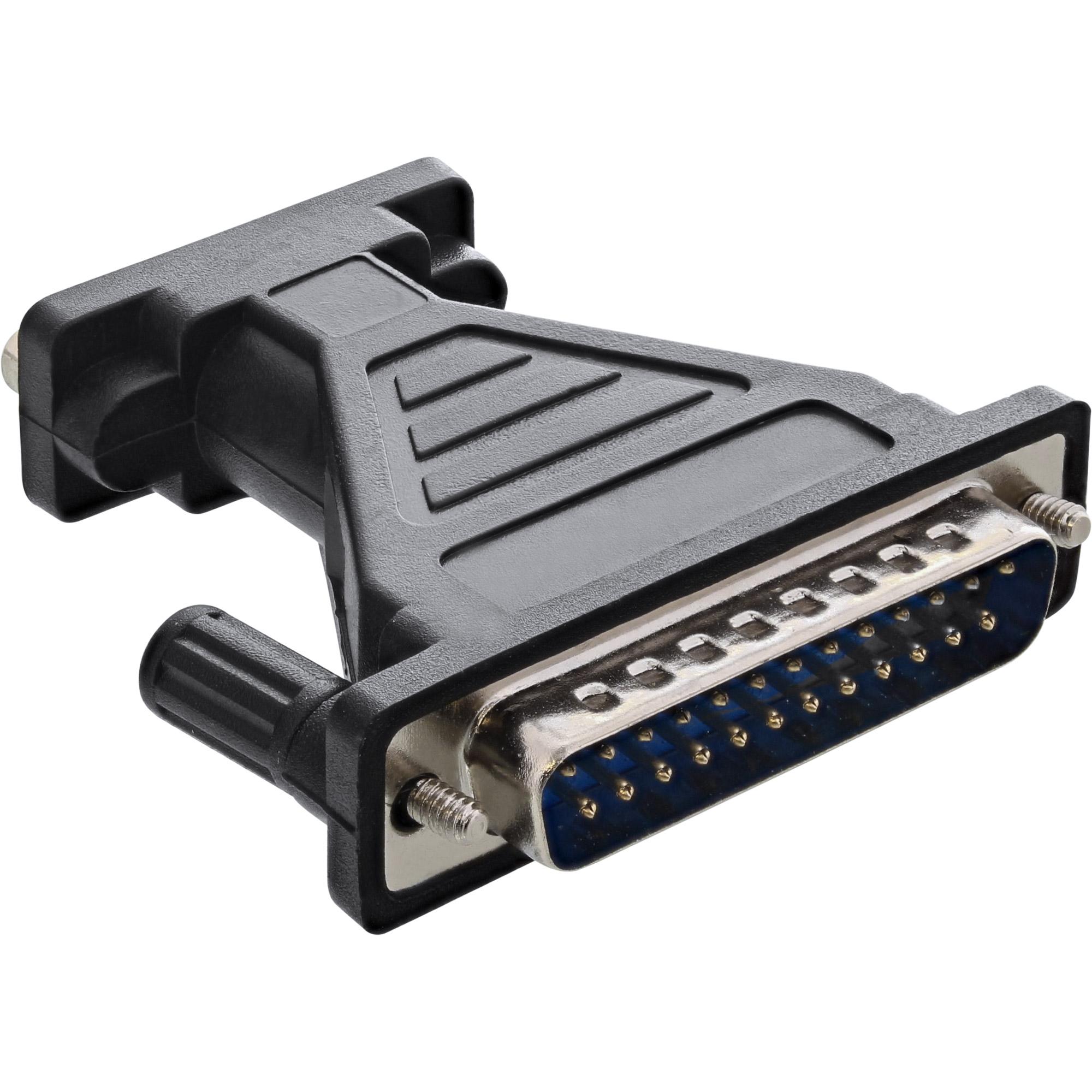 Cavo adattatore da USB a Ser - Spina da USB-C a Sub D a 9 pin - con adattatore da 9-25 pin.
