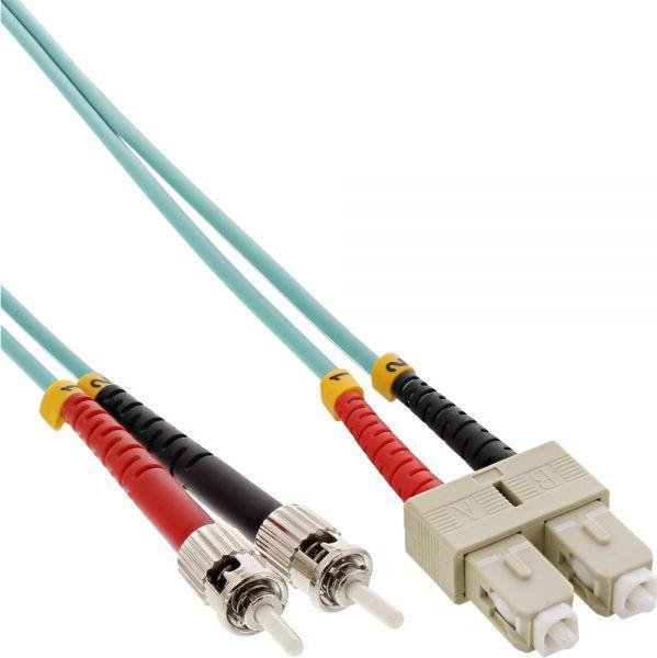 Cavo duplex in fibra ottica - SC-ST - 50-125 - OM3 - 0,5 m