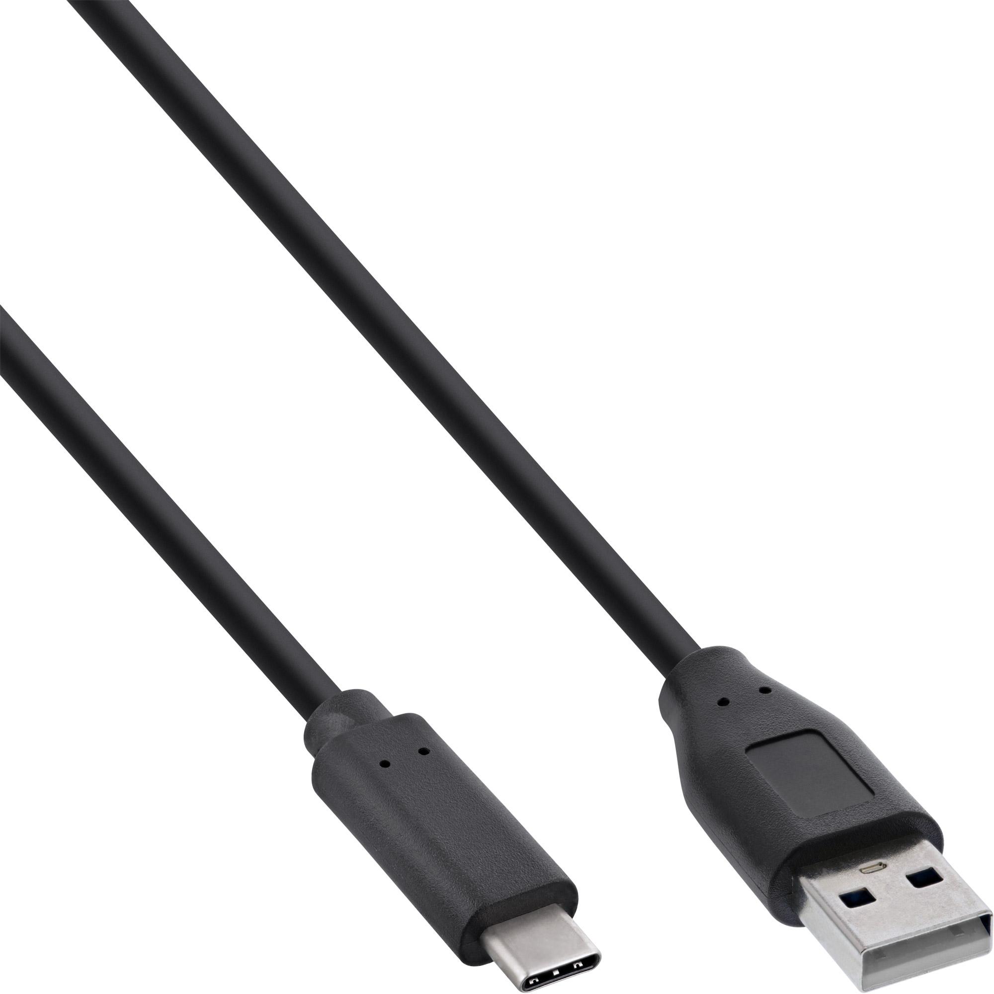 InLine Cavo USB 2.0 Cm/ A M nero USB Power Delivery 3A1m 05A5m 1m