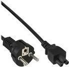 InLine - Cavo di alimentazione - Da CEE 7/7 (S) a IEC 60320 C5 - 18 m - Nero (confezione da 40) (B-16656X)