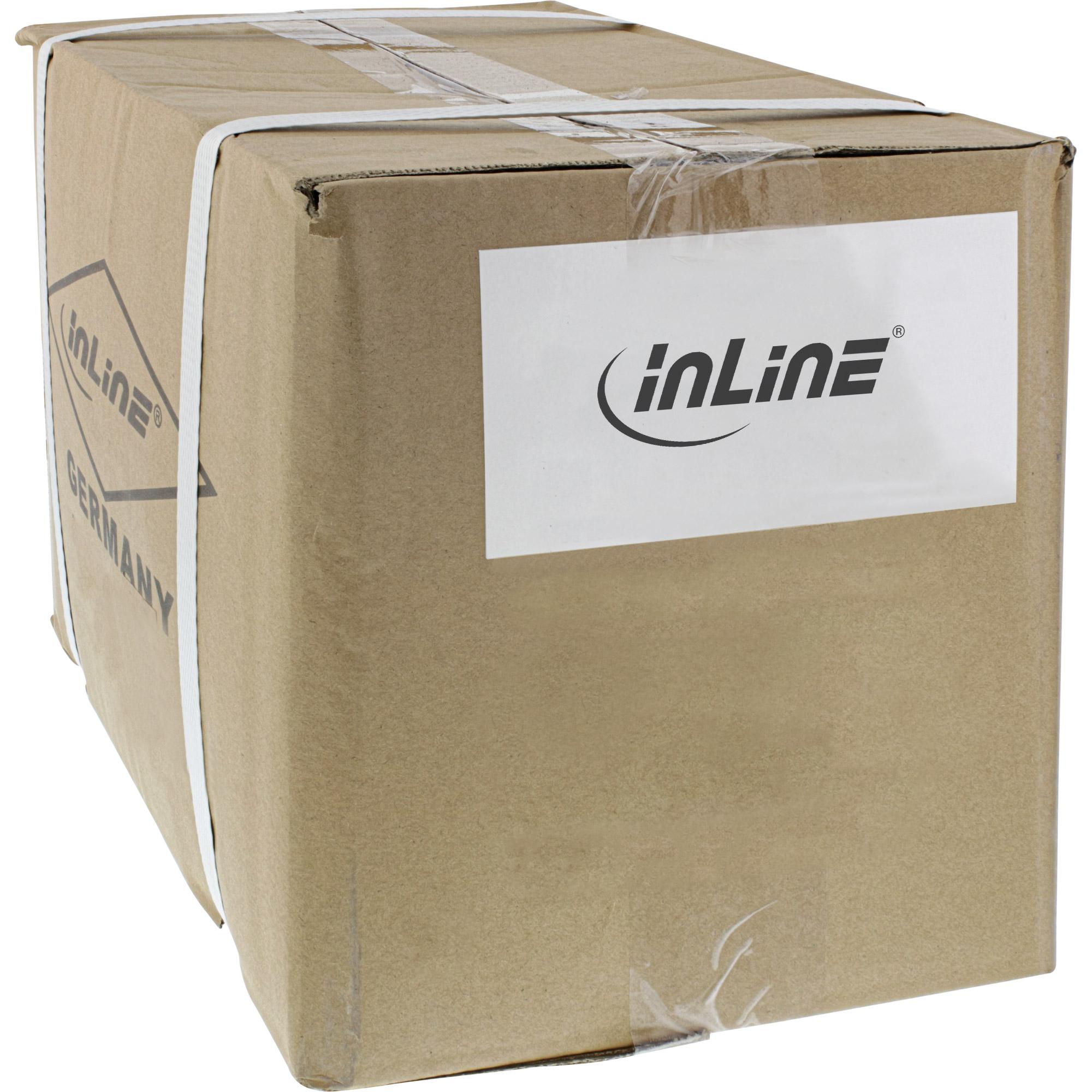 InLine - Cavo patch - Da RJ-45 (M) a RJ-45 (M) - 10 m - Doppino intrecciato non schermato rivestito (F/UTP) - CAT 5e - sagomato