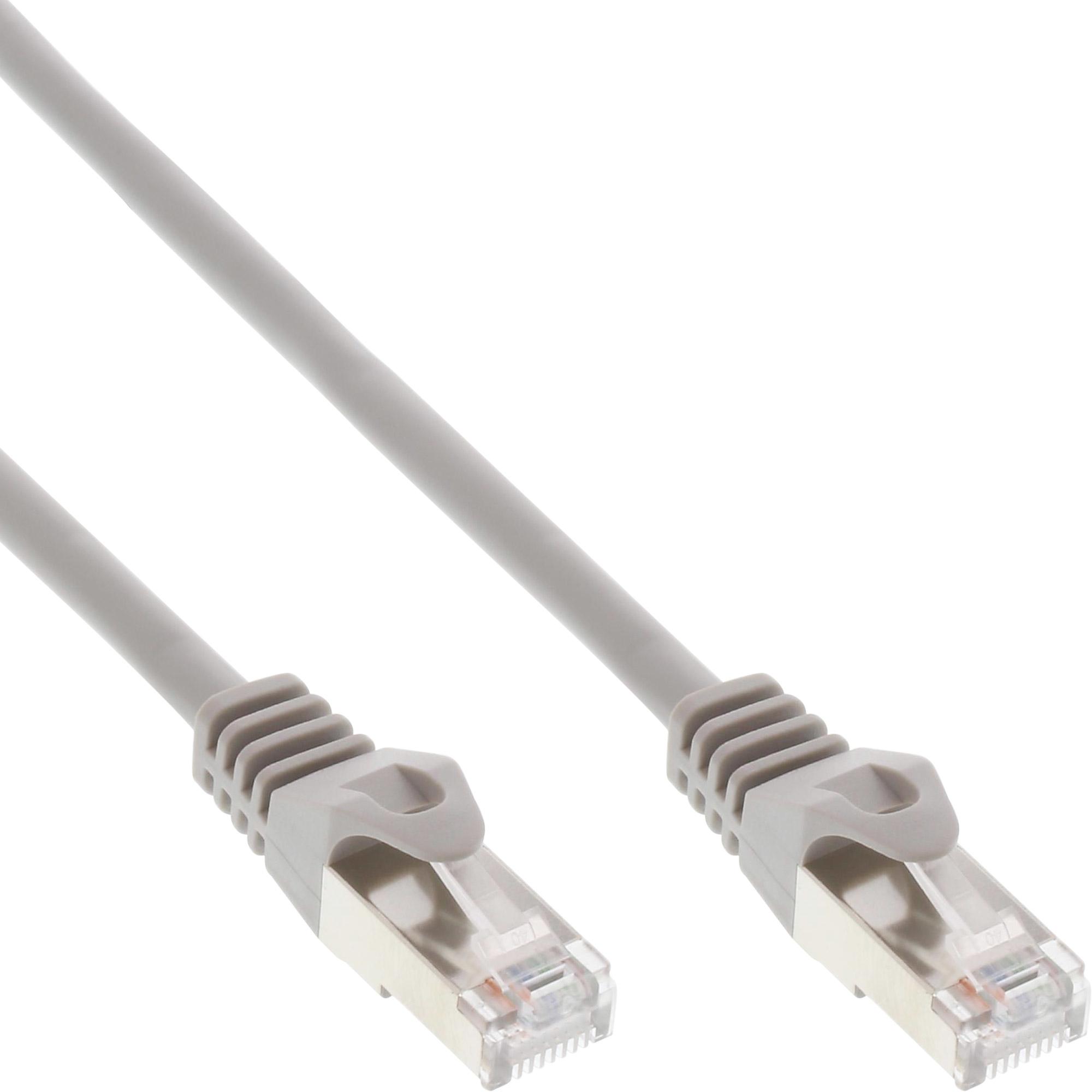InLine Cavo patch Lan Cat.5e SF/UTP grigio bulk 70pz. 1m