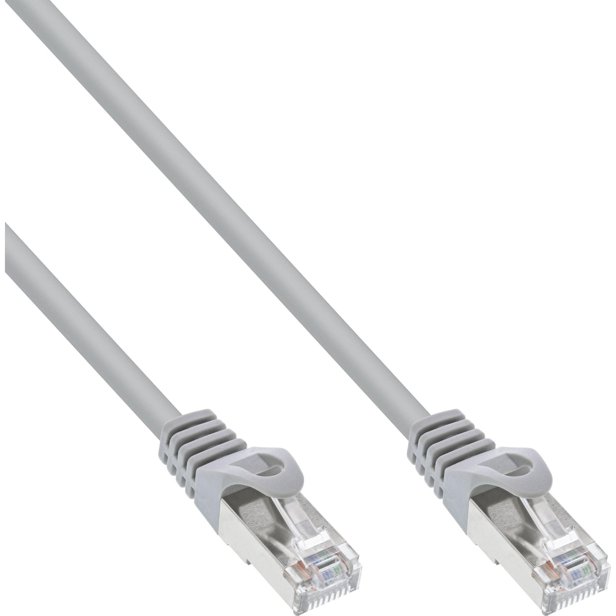 InLine Cavo patch Lan Cat.5e SF/UTP grigio bulk 25pz. 5m