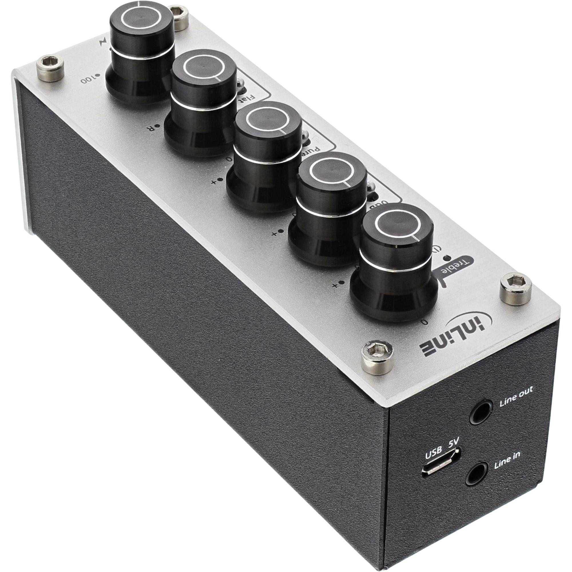 AMPEQ Mobile - Amplificatore e pareggio per cuffie audio ad alta risoluzione - con batteria ricaricabile
