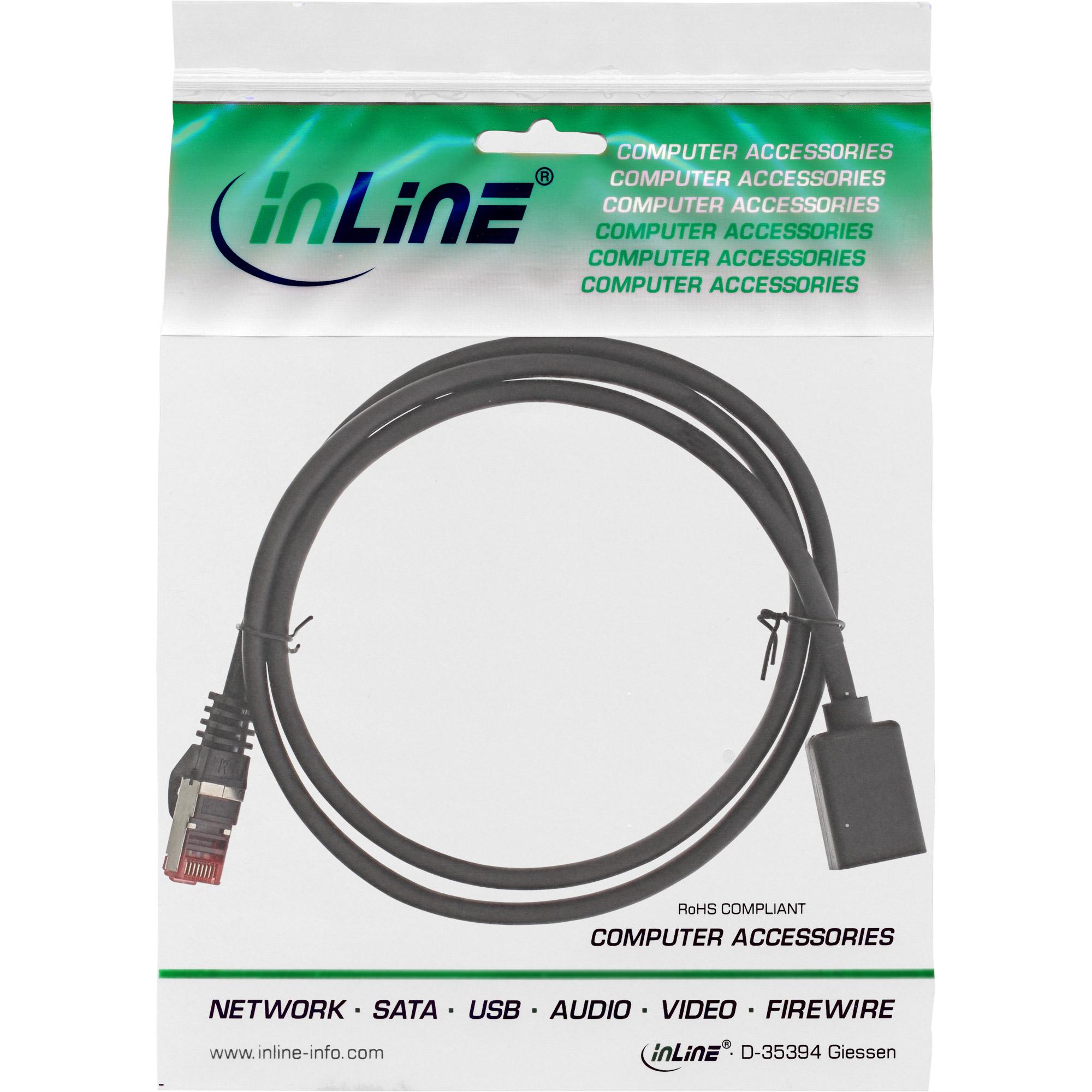 Prolunga cavo patch - S-FTP PiMf - Cat.6 - senza alogeni - 3m