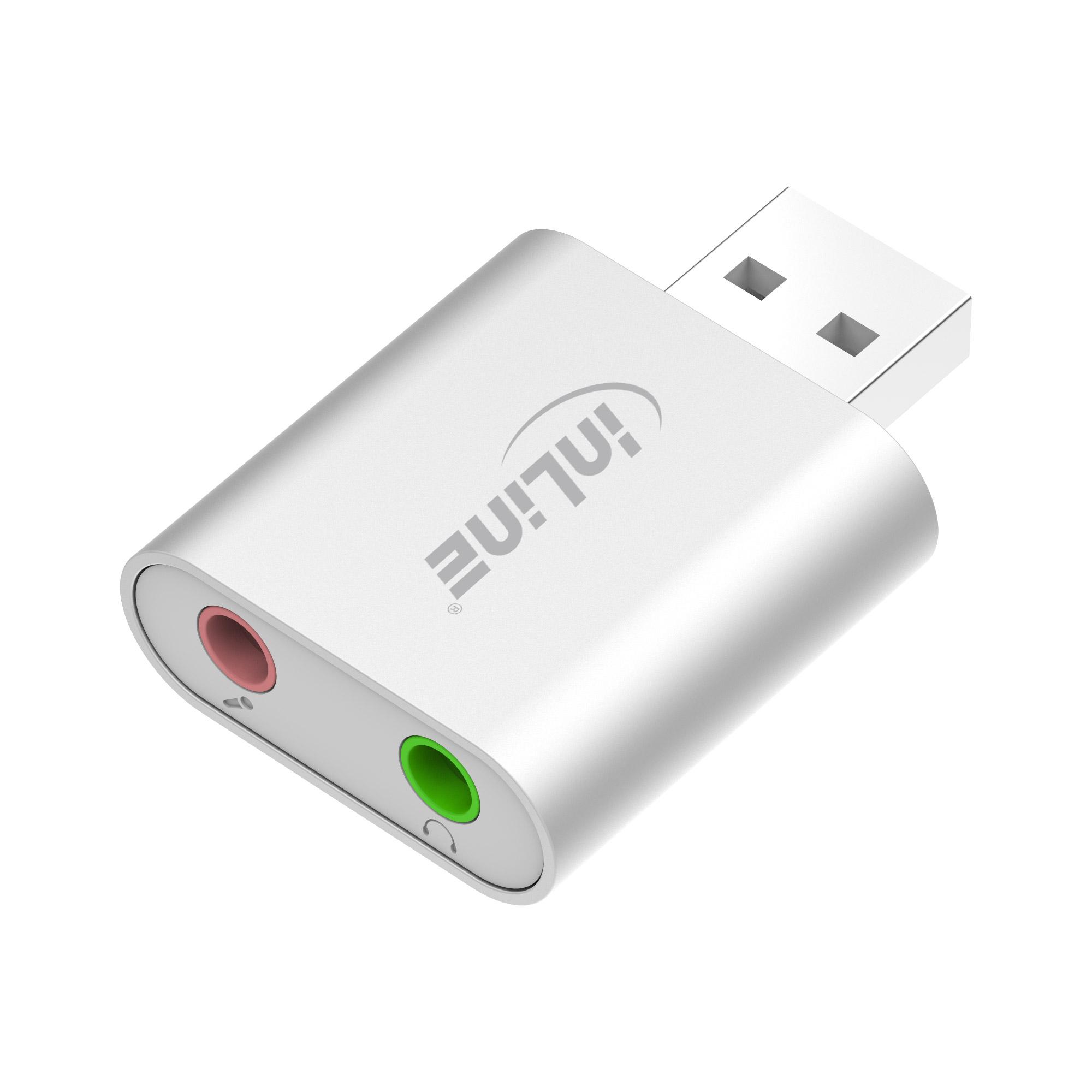 Adattatore audio audio USB - Mini custodia in alluminio