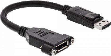 Cavo adattatore DisplayPort - DisplayPort maschio a femmina - 0,2 m
