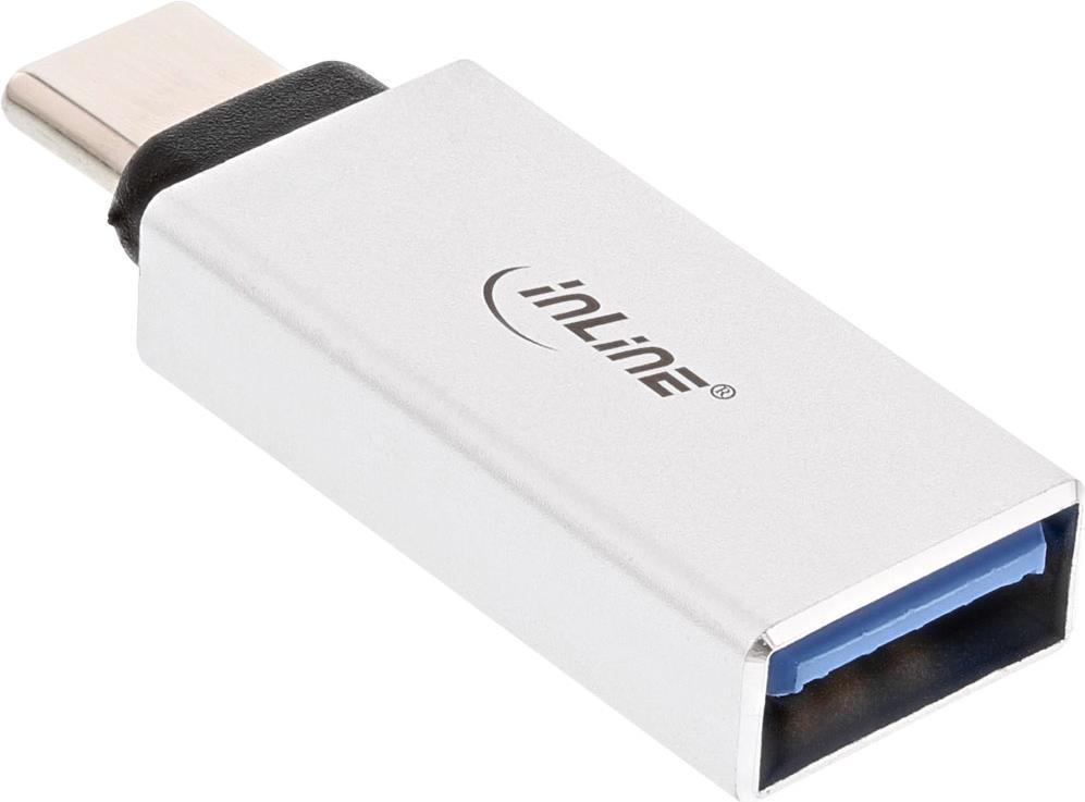 InLine Adattatore USB 3.2 (Gen.2) C maschio / A femmina USB Power Delivery 3A