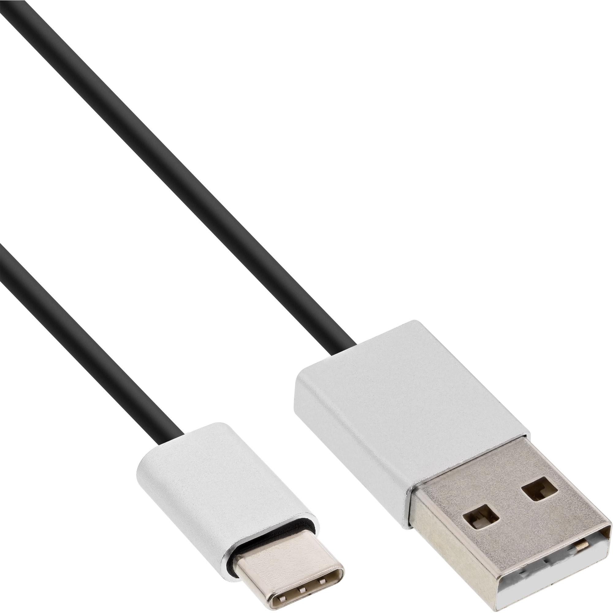 INLINE - Cavo USB - Da USB (M) a USB-C (M) - USB 2.0 - 1,5 m - Nero