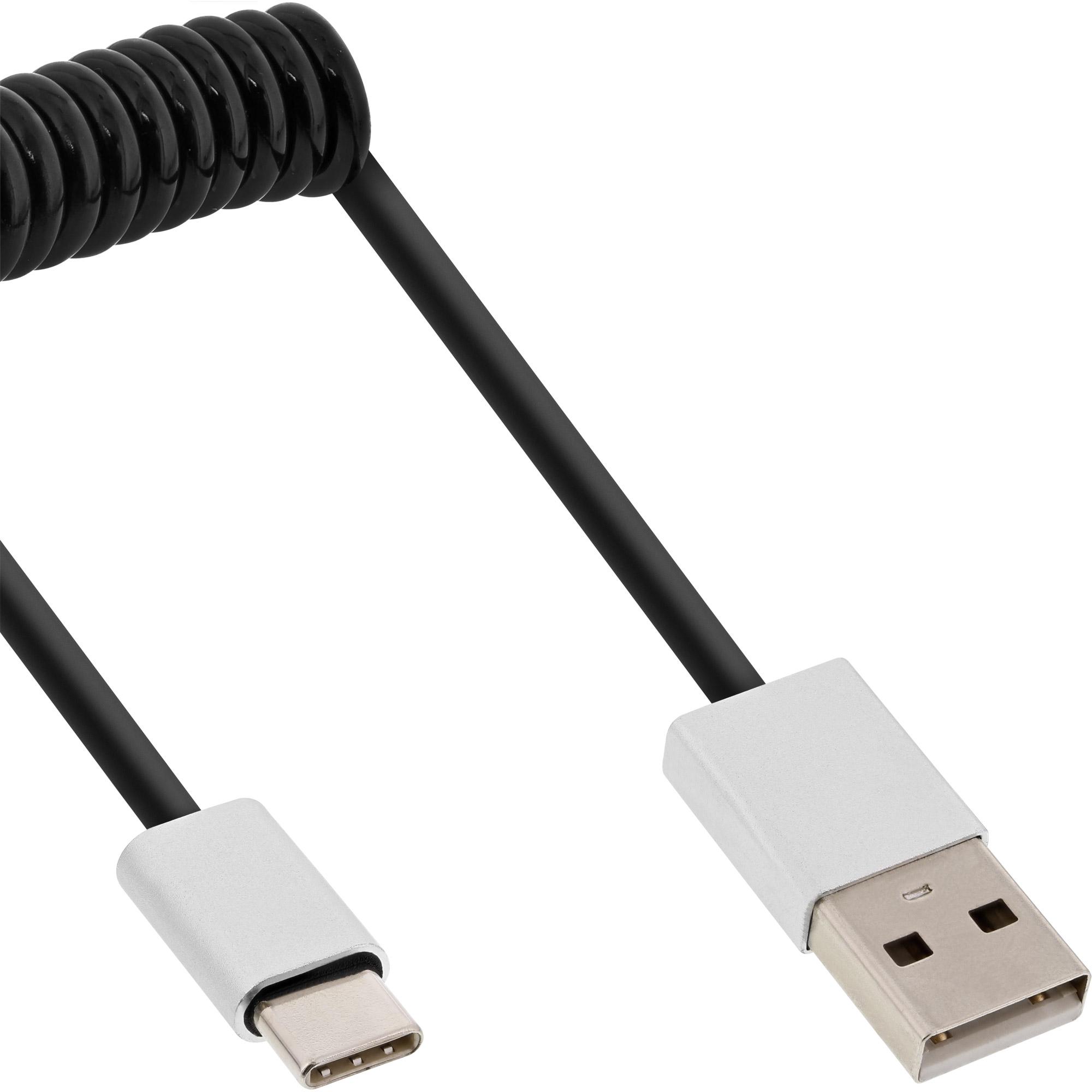 INLINE - Cavo USB - Da USB (M) a USB-C (M) - USB 2.0 - 50 cm - Nero
