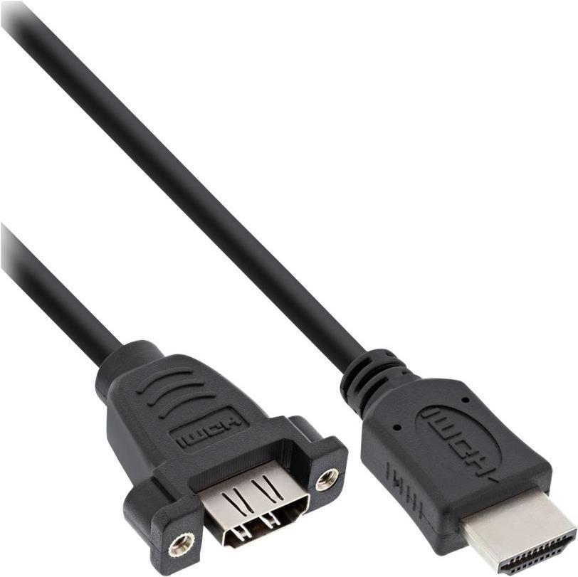 Cavo adattatore HDMI 4K2K per installazione - HDMI A maschio-femmina - 0,6m