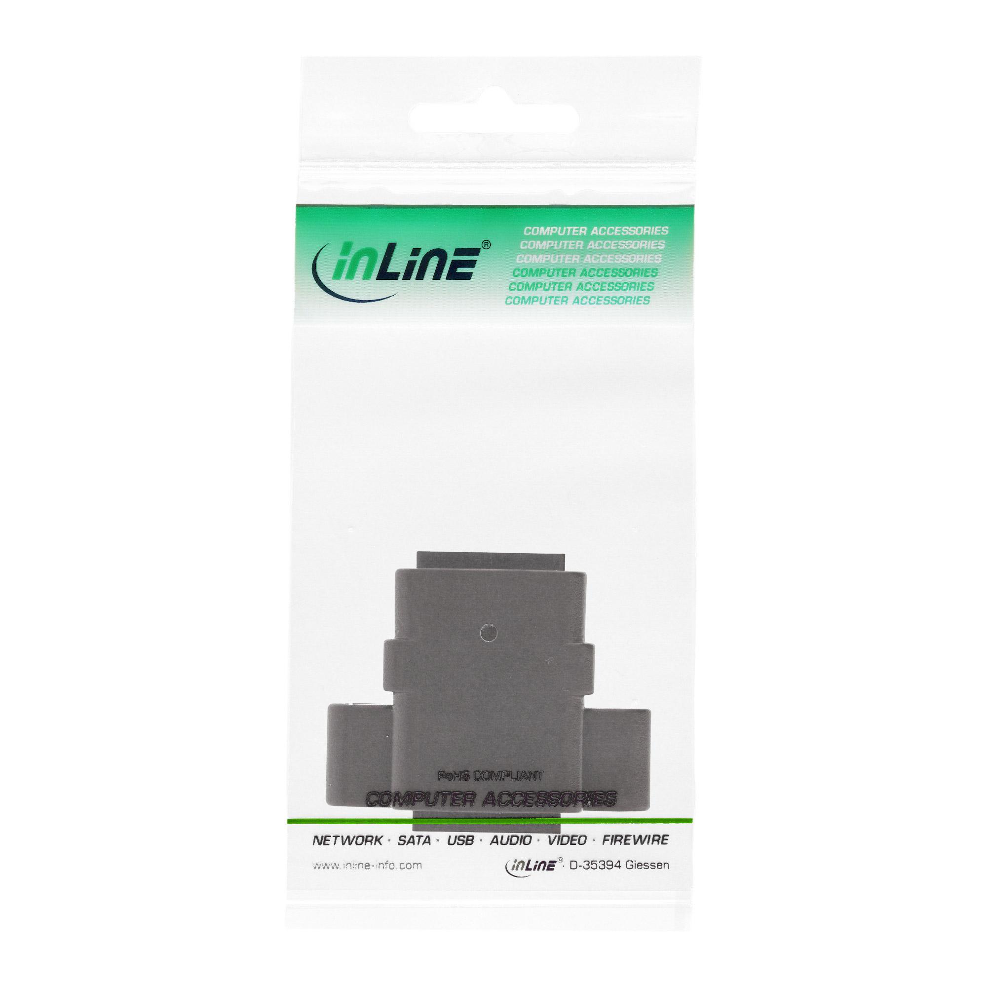 Accoppiatore cavo patch Cat.6 - UTP - 2x prese RJ45 - per installazione