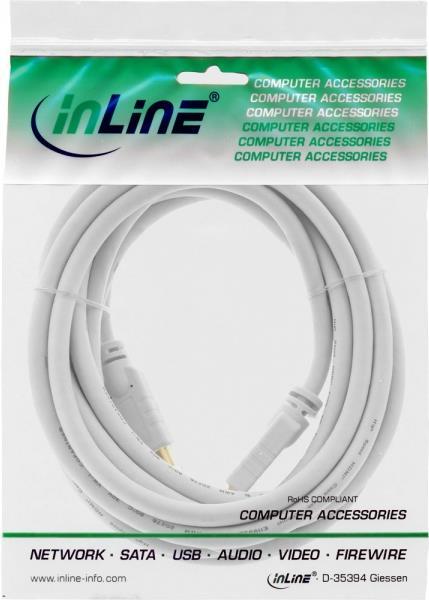 Cavo HDMI High Speed â€‹â€‹con cavo Eth. - Premium - ST - ST - bianco - oro - 7 -5 m