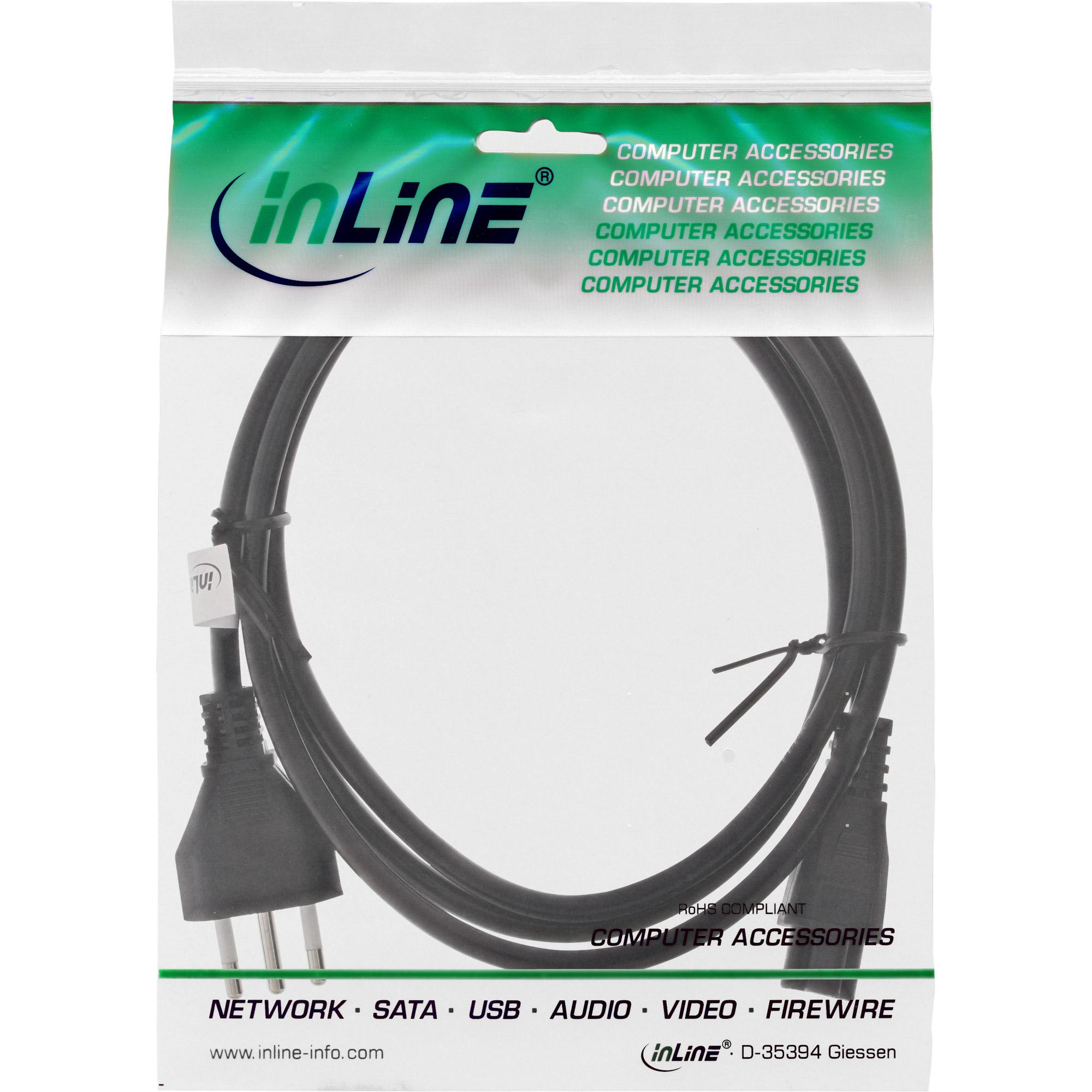 Cavo di alimentazione per notebook - Italia - connettore 3 pin - 2,0 m