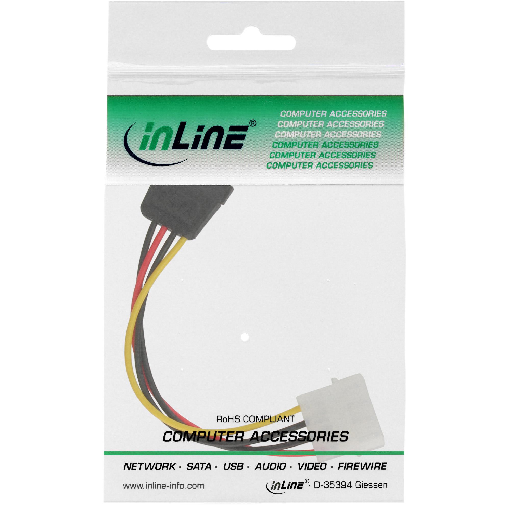 Cavo adattatore di alimentazione SATA - 1x BU da 13,34 cm da 5,25 pollici a SATA ST a 15 pin - 0,30 m