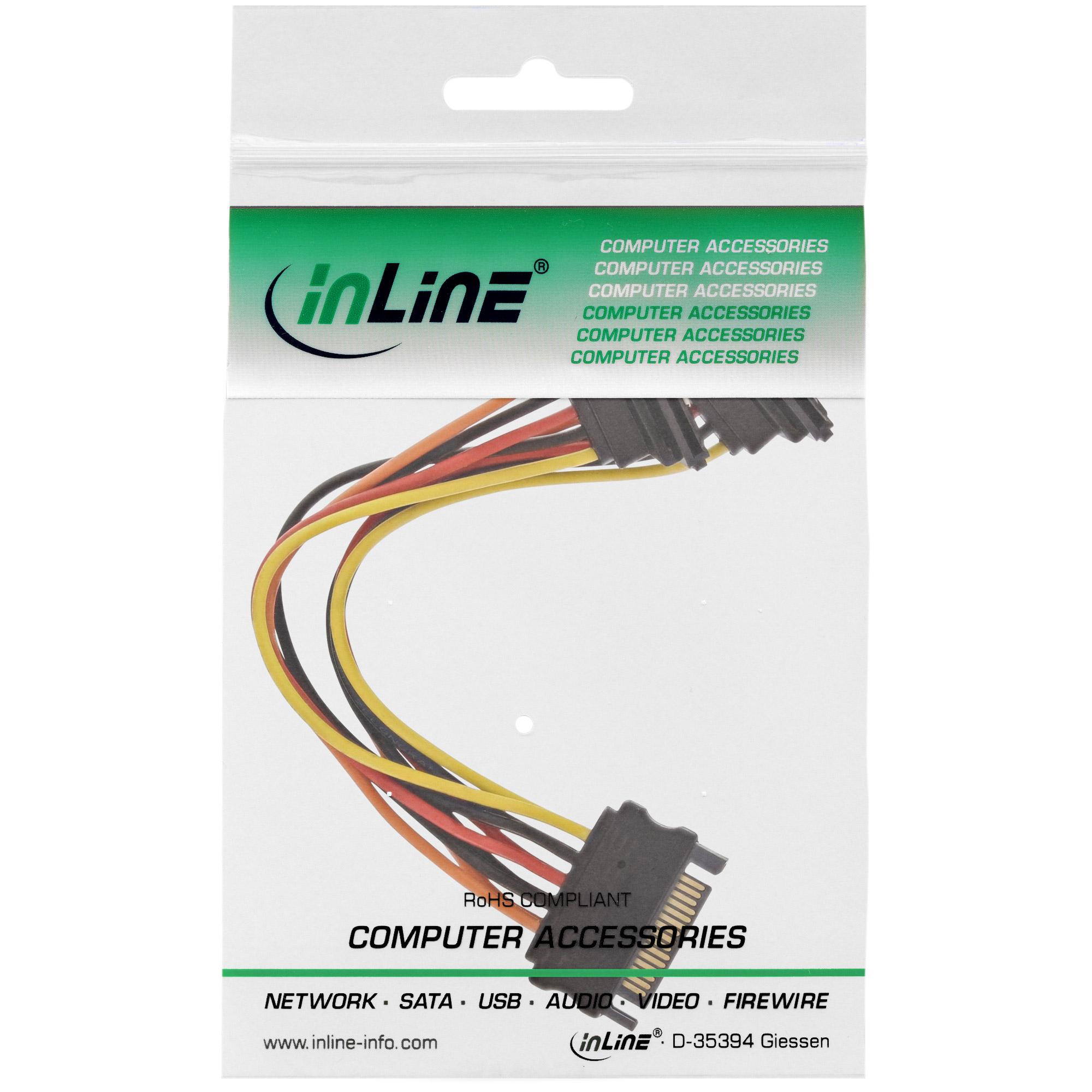 Cabina Y con alimentazione SATA. - SATA BU-2x SATA ST usato - w. chiusure di sicurezza - 0 -30m