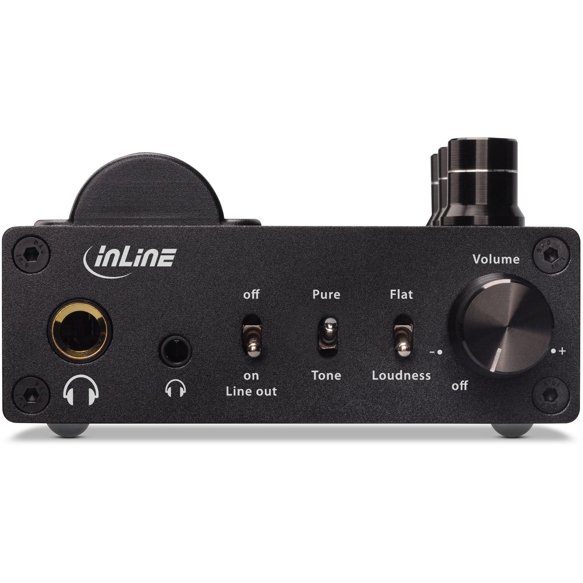 In linea ampusb -eq - impiegato DAC headhole - nero nero