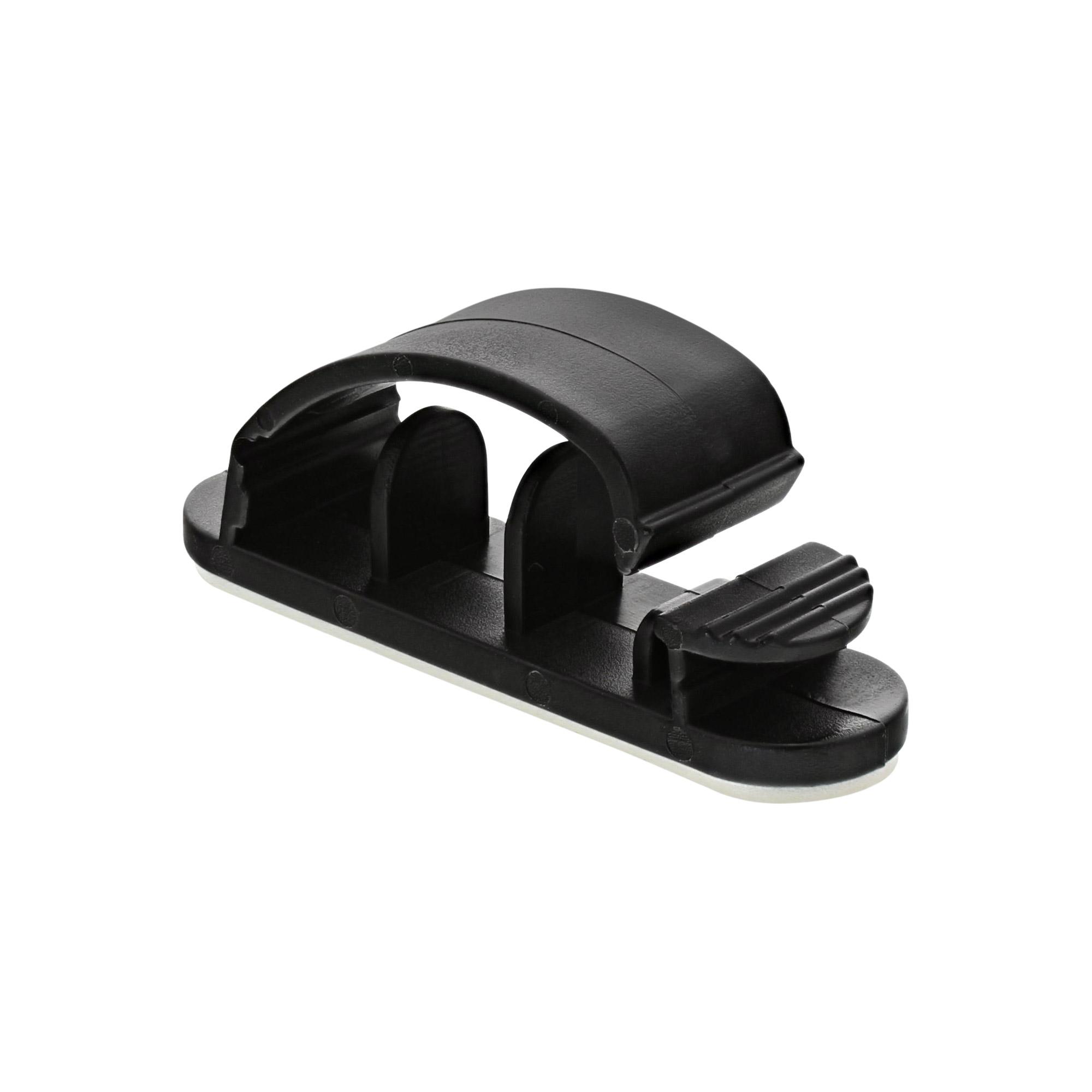 InLine Cable Manager con base autoadesiva 54cm nero. 10pz